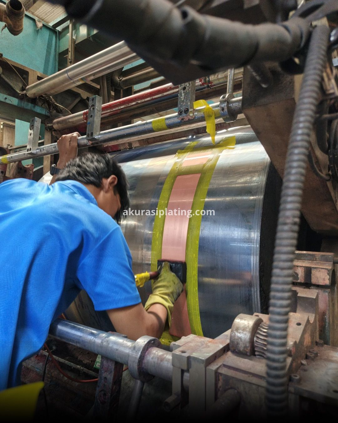 Silinder Pusat Mesin Flexo